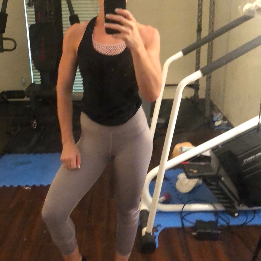 Purple shimmer leggings